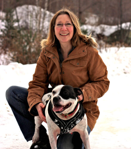 Cheryl Cornett - Dog Trainer with Bess the pit bull